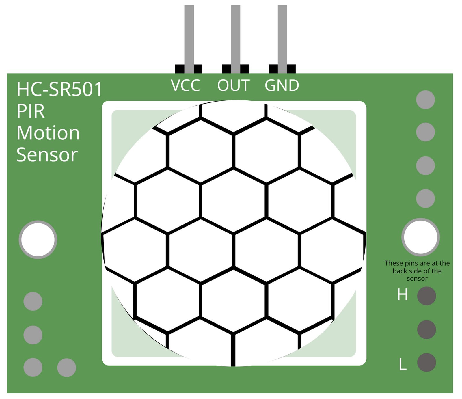 Motion Detector Using Arduino Hc Sr501 Pir Motion Sensor Led And Buzzer Electronics Projects