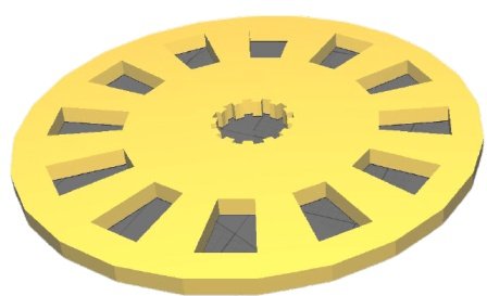 Wheel with Holes