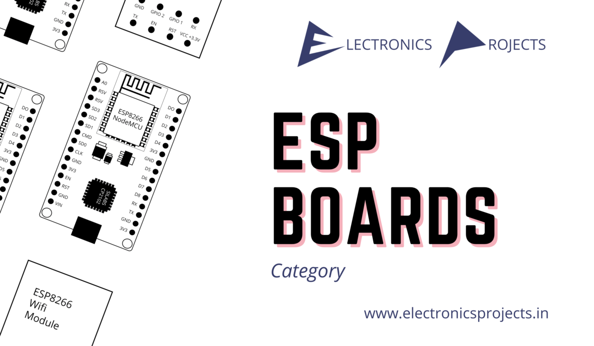 ESP Boards Category Electronics Projects