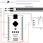 Control Servo Motor using Arduino and Flex Sensor