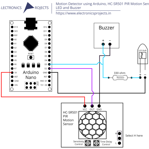 Rain Detector Using Arduino Hl 83 Rain Sensor And Buzzer Electronics Projects 8724