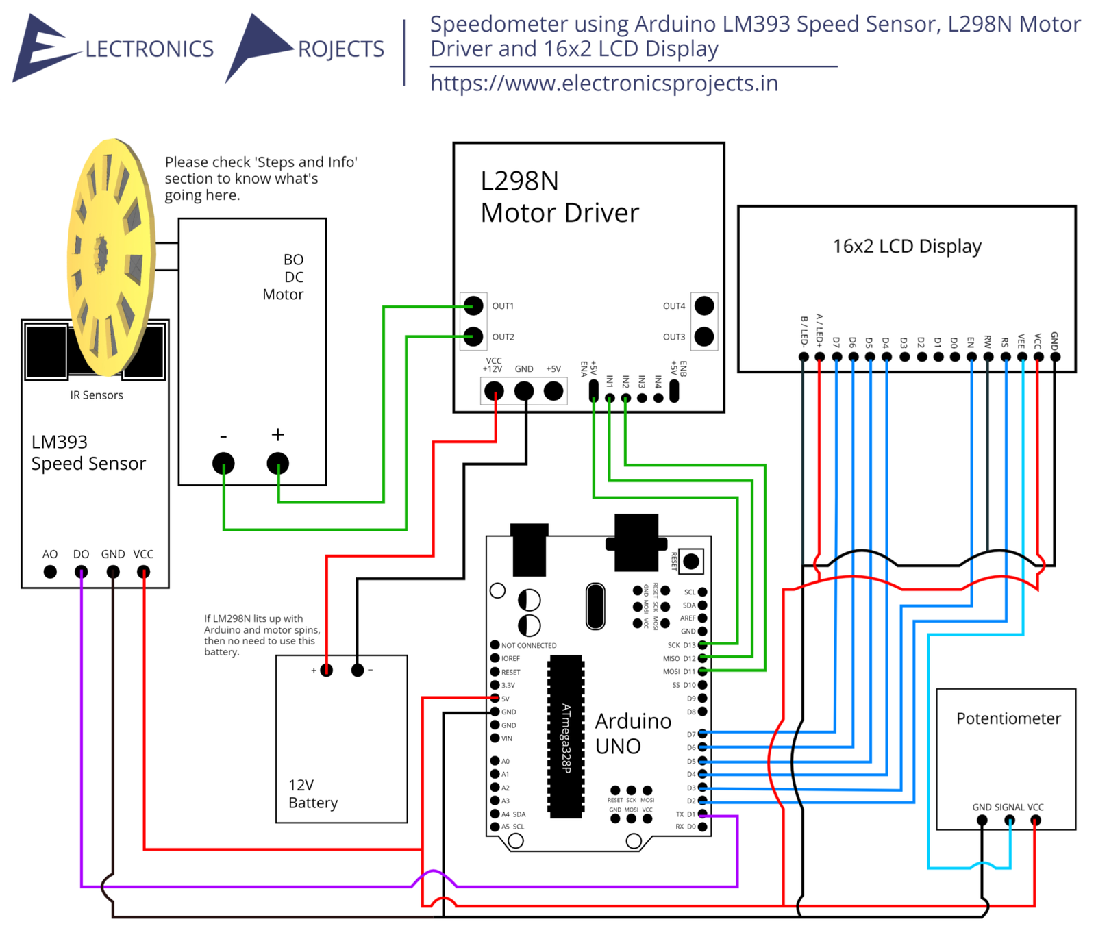 LPG Gas Leakage Detector using Arduino, MQ6 Gas Sensor and 16x2 LCD ...